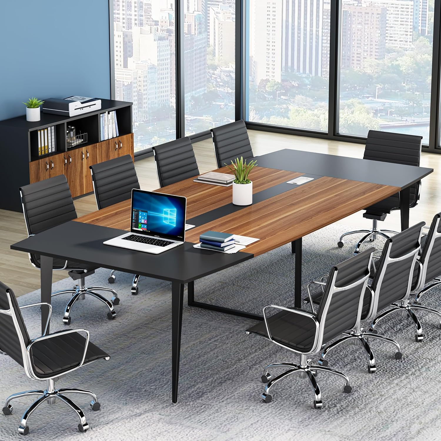 Image of the Tribesigns 8FT Conference Table Shop office furniture from Essential Office Furniture