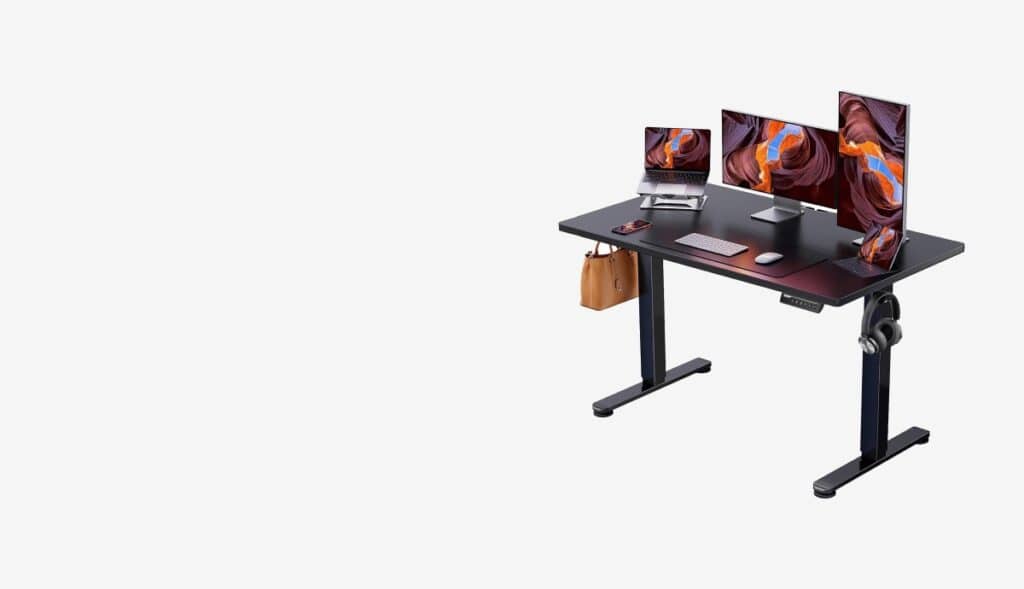 Image of an ergonomic office desk