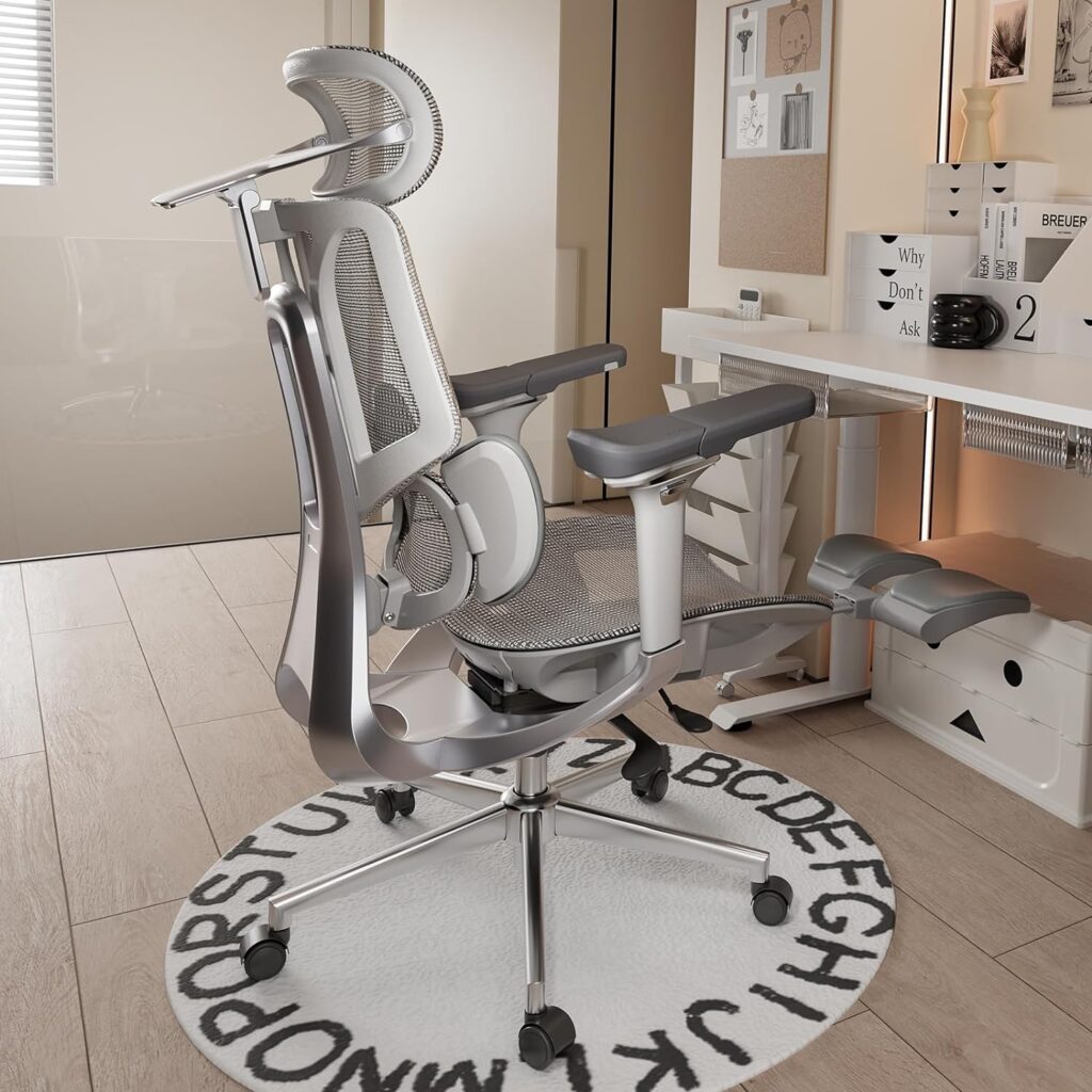 Image of Hbada E3 Ergonomic Office Chair with Dynamic Lumbar Support, Adjustable Headrest and Armrests
