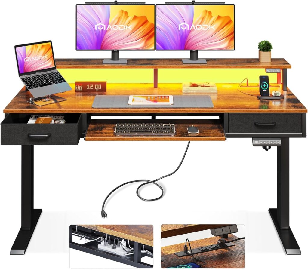 Image of AODK Electric Standing Desk by Essential Office Furniture