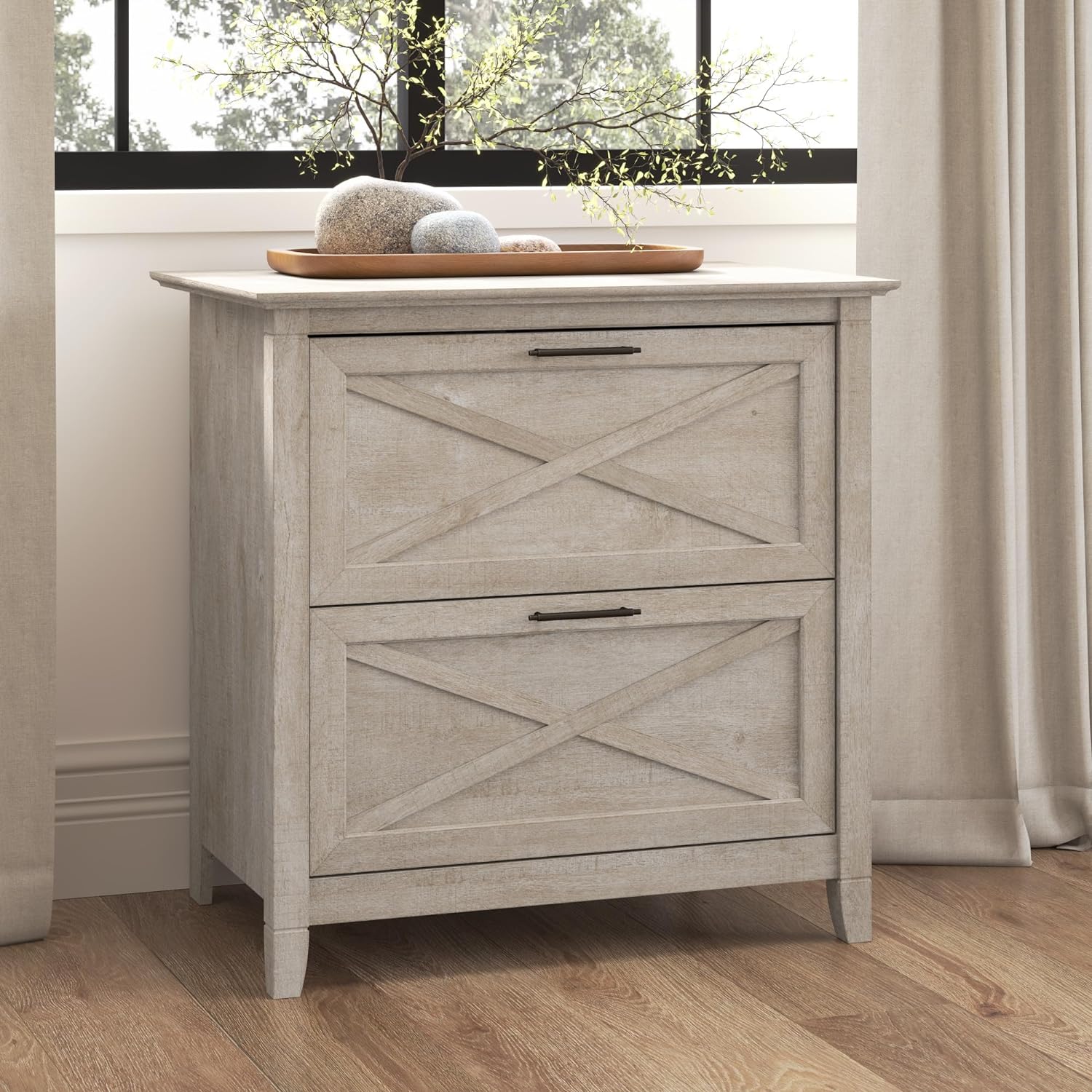 Image of Bush Furniture Key West 2 Drawer Lateral File Cabinet from Essential Office Furniture