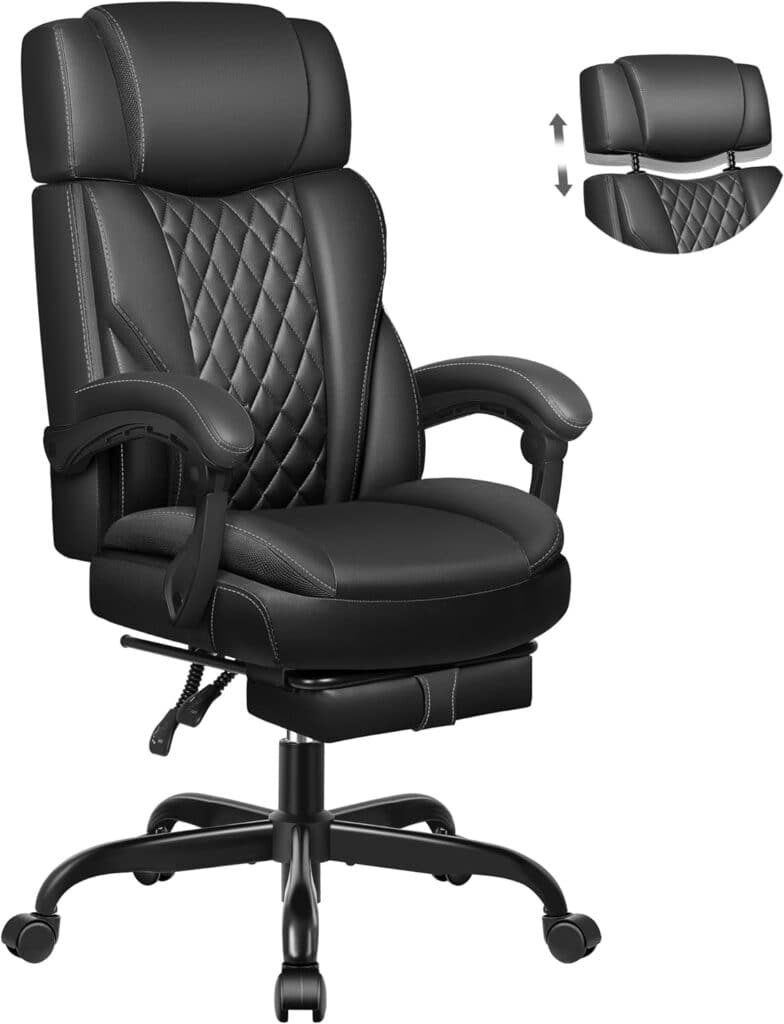 Image of Executive Leather Office Chair Essential Office Furniture