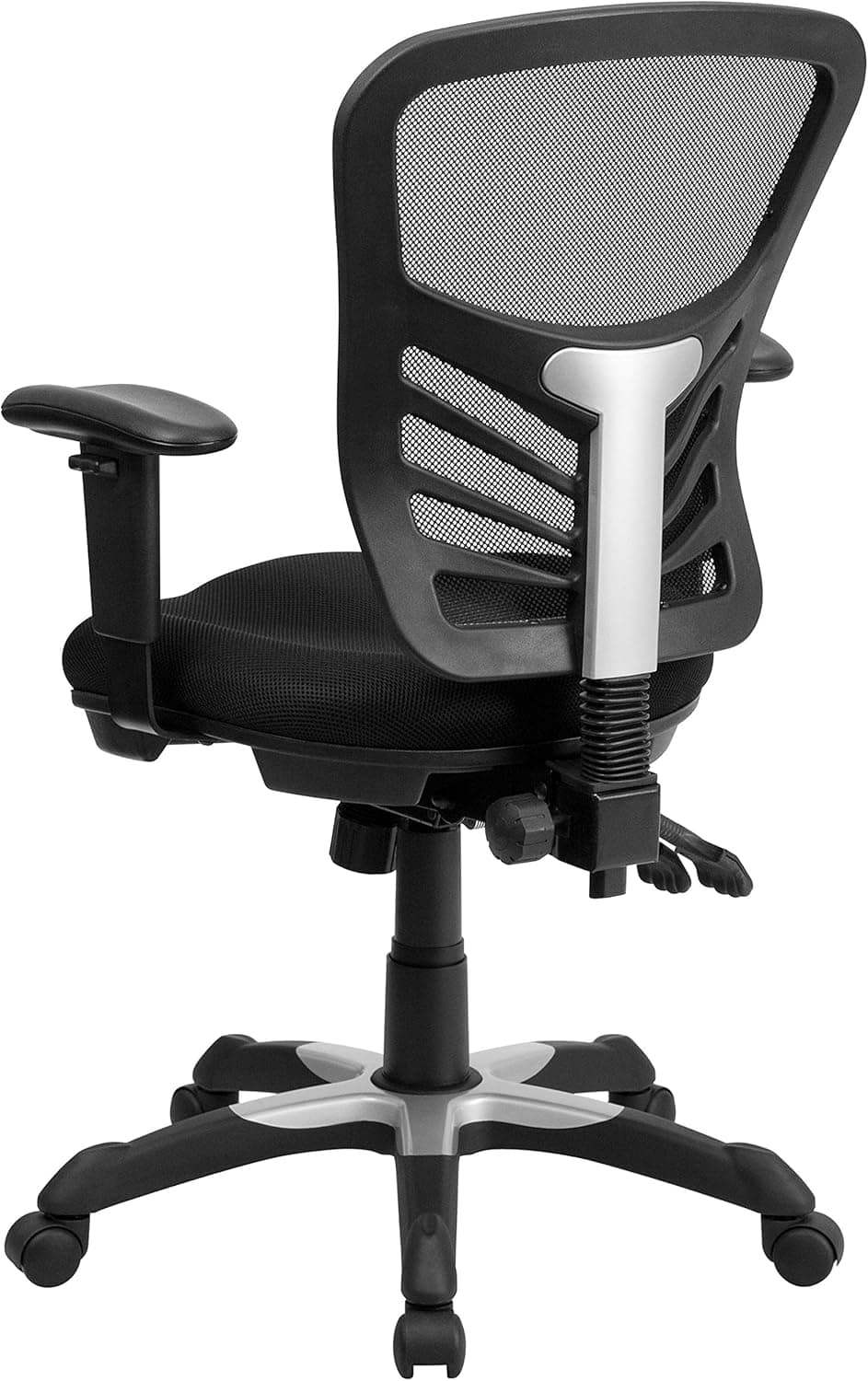 Flash Furniture Nicholas Mid-Back Black Mesh Ergonomic Office