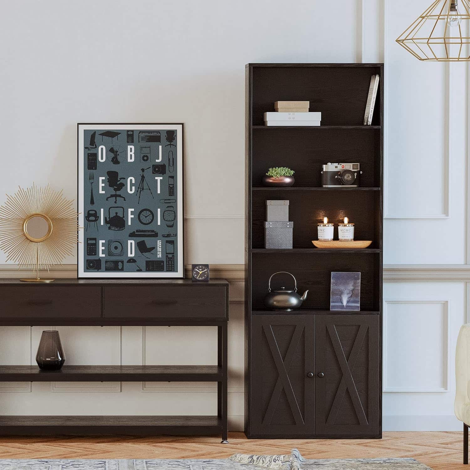 Image of IRONCK Industrial Bookshelves and Bookcases with Doors from Essential Office Furniture