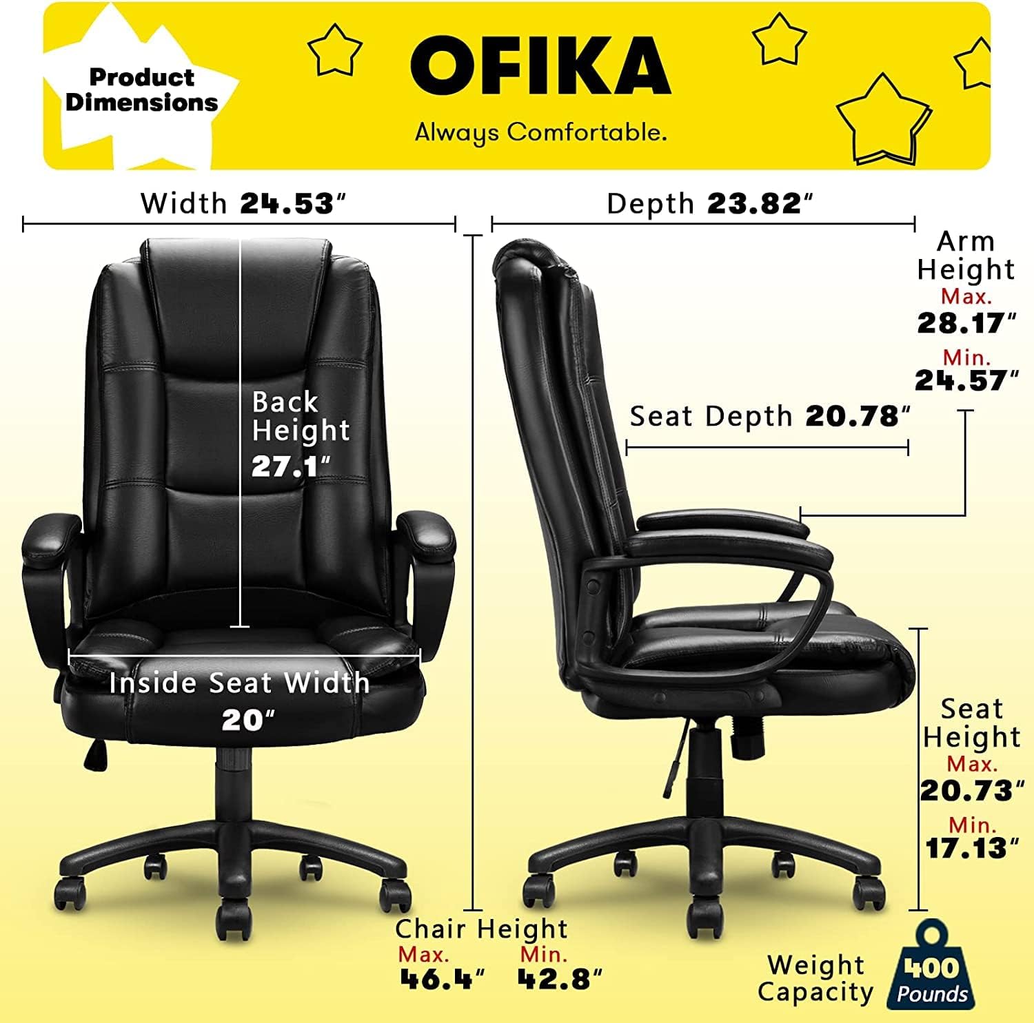 Image of OFIKA Home Office Chair from Essential Office Furniture
