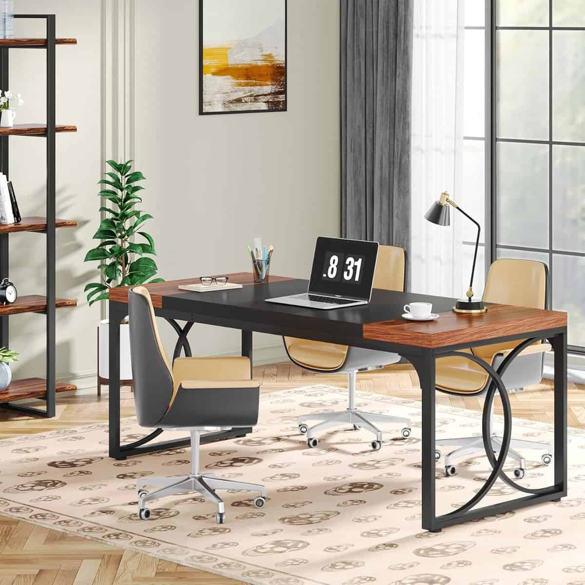 Tribesigns 63" Executive Desk