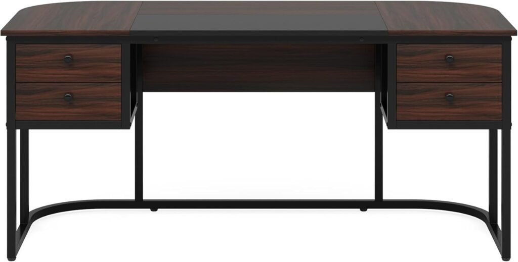 Image of Tribesigns 63-Inch Executive Desk with 4 Drawers from Essential Office Furniture