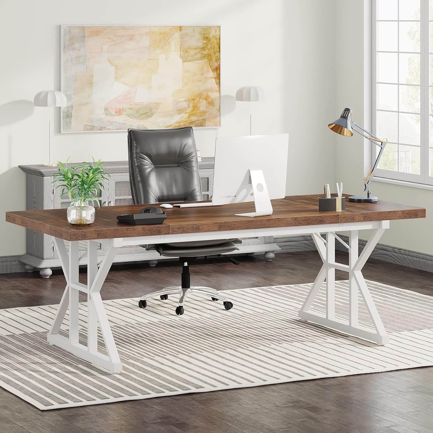 Image of Tribesigns 70.8-Inch Executive Desk from Essential Office Furniture