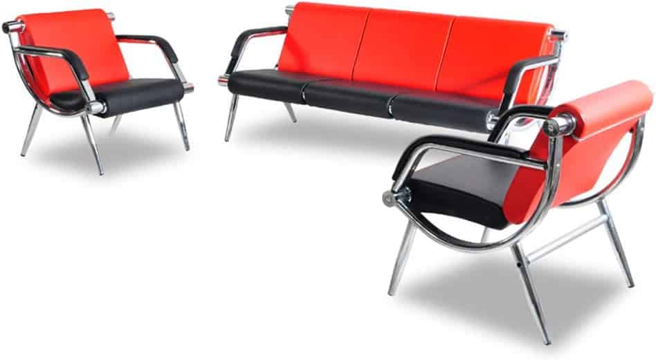 Image of Waiting Room Bench with Armrest 5 Seat from Essential Office Furniture
