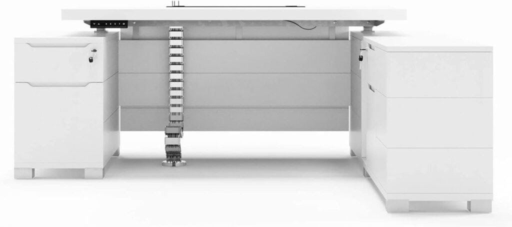 Image of ZURI Furniture Ford Executive Modern Adjustable Height Desk from Essential Office Furniture