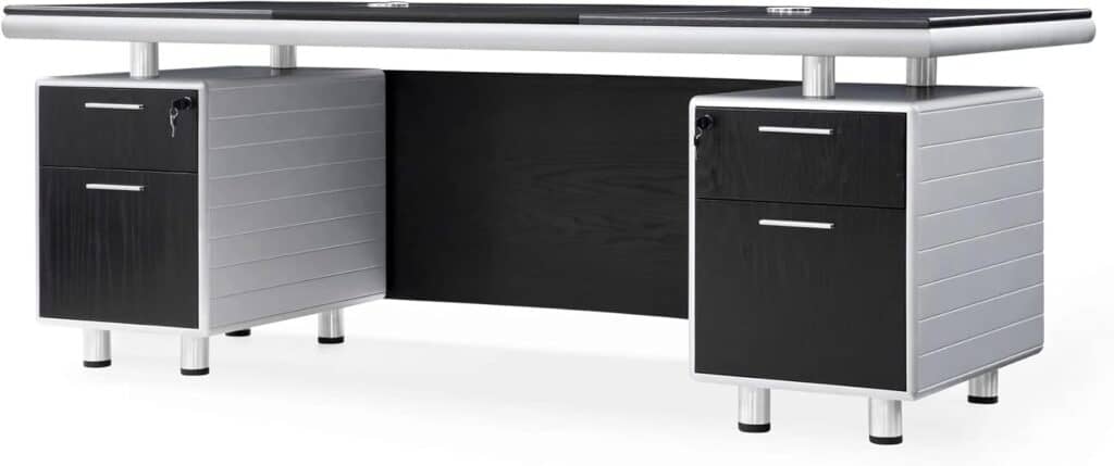 Image of ZURI Furniture Modern Kennedy Executive Desk from Essential Office Furniture