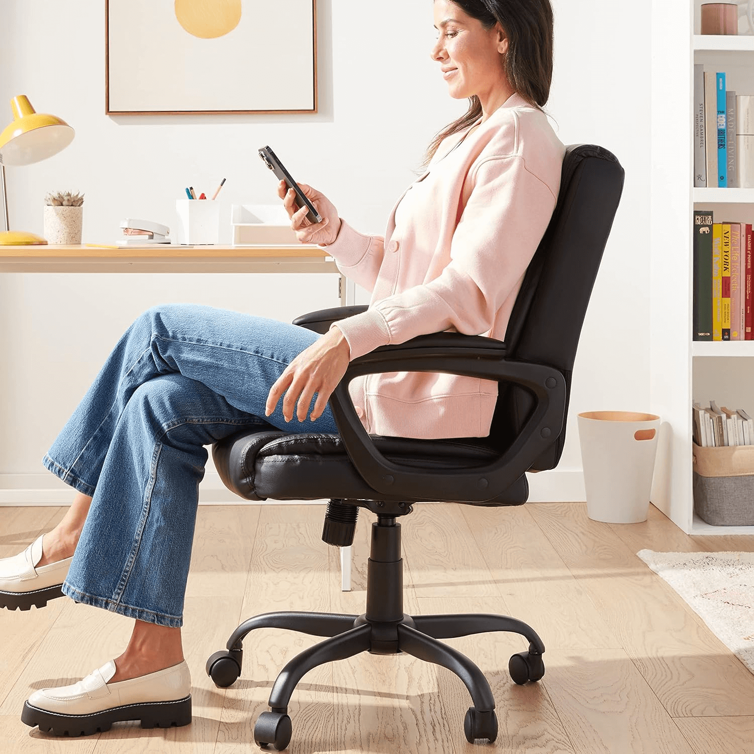 Amazon Basics Padded Mid-Back Office Chair- Top 5 Best-Selling Office Chairs