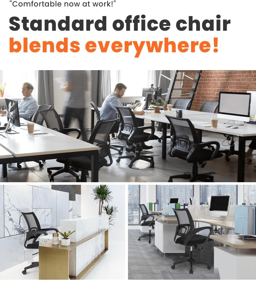 Top 5 Best-Selling Office Chairs - NEO CHAIR Office Chair Computer Desk Chair Gaming Ergonomic Mid Back Cushion Lumbar Support