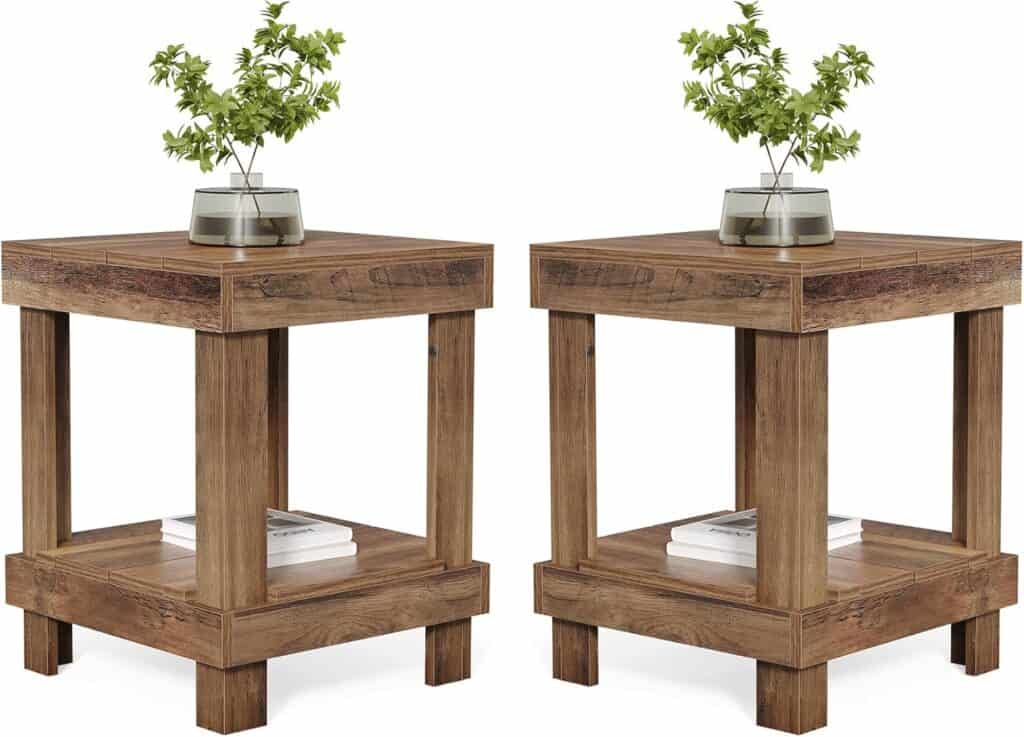 LITTLE TREE 26-Inch Farmhouse End Table