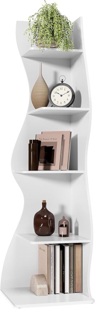 LITTLE TREE 70-Inch 5-Tier Corner Shelf