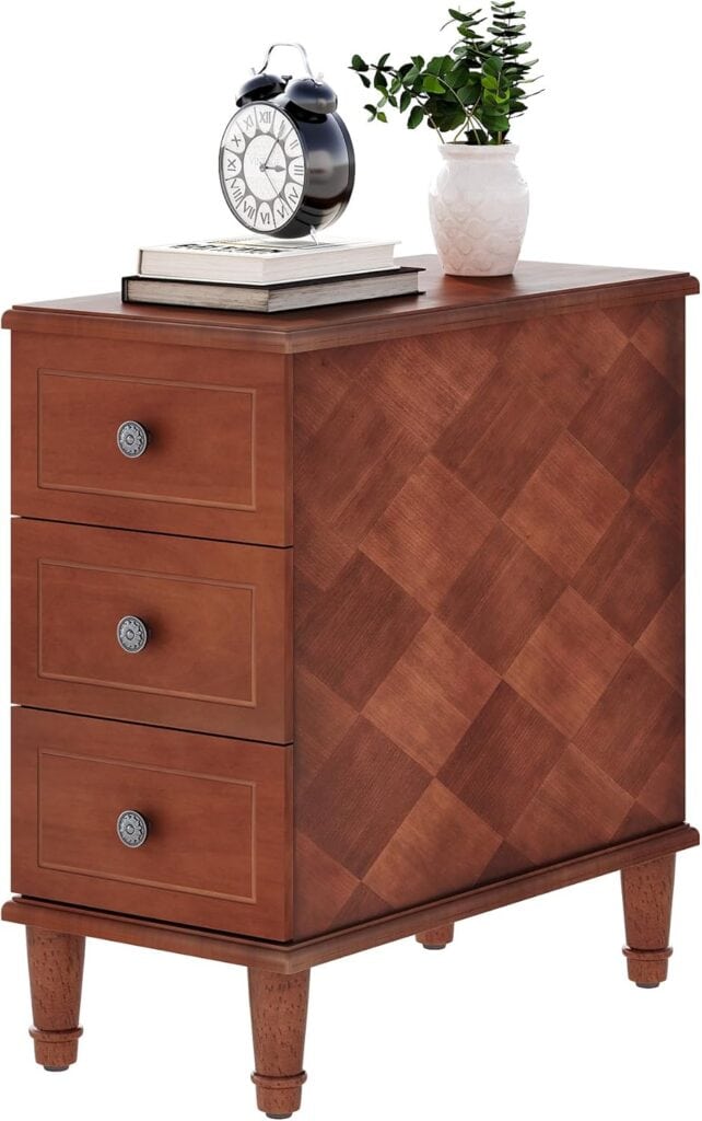 LITTLE TREE Slim 3-Drawer End Table