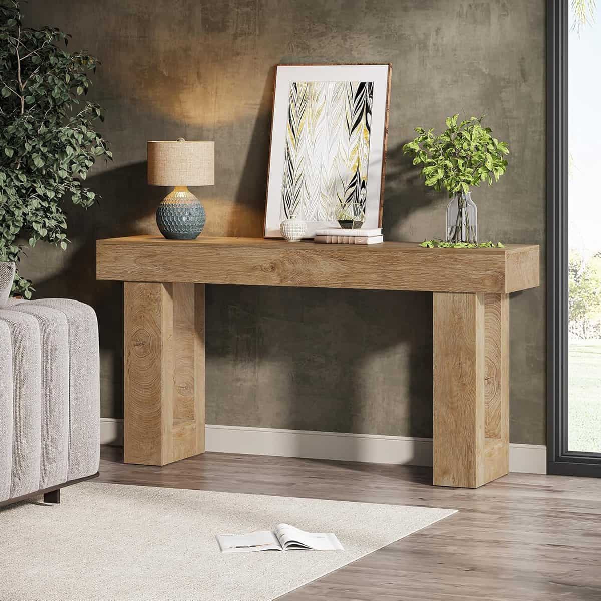 Tribesigns 63-Inch Long Console Table