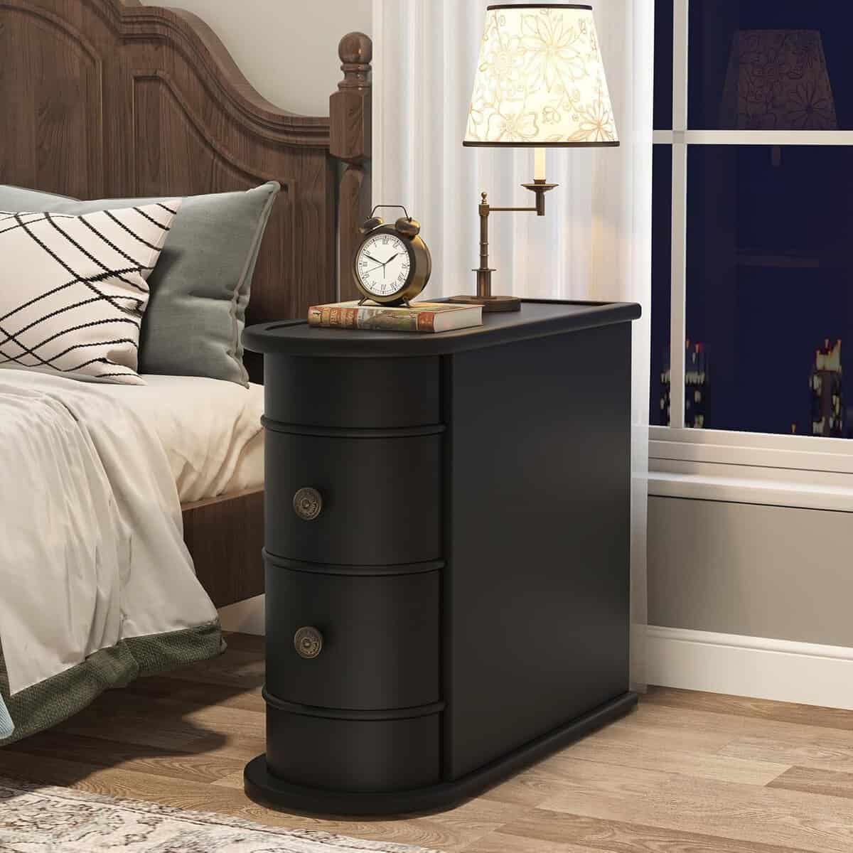 Tribesigns Wood End Table