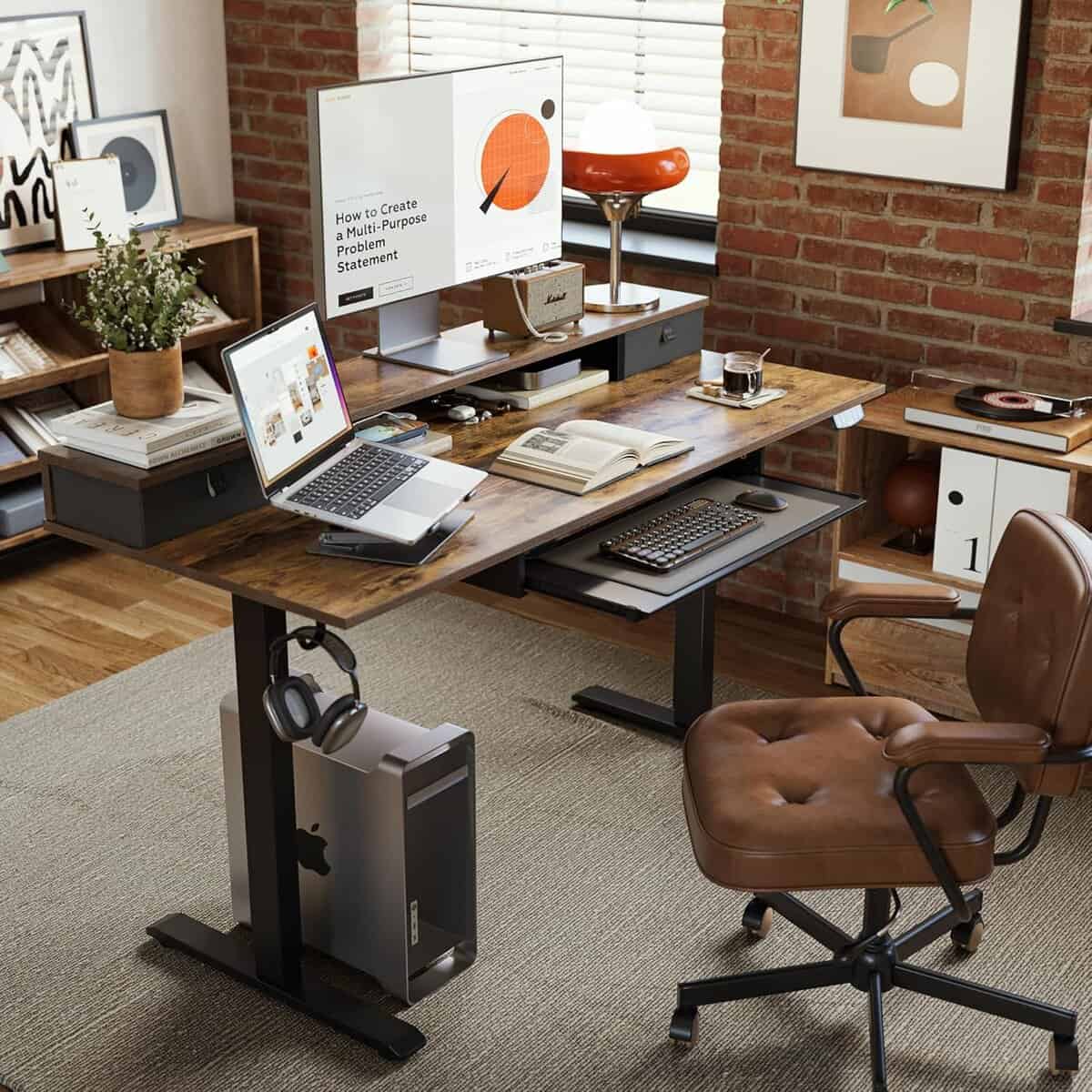 Agilestic 48″ x 24″ Electric Standing Desk 