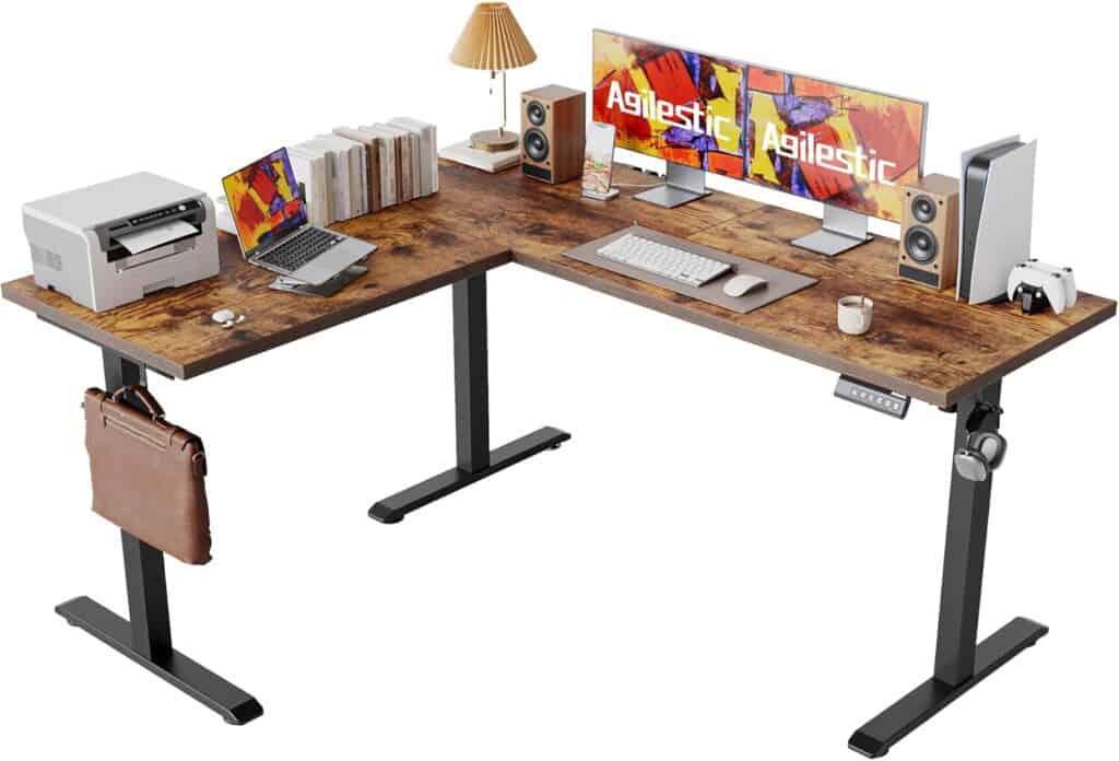 Agilestic 59 Inch L Shaped Standing Desk