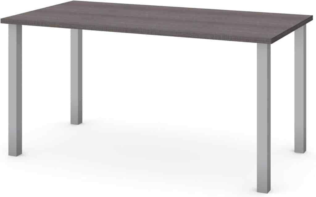 Bestar 60-Inch Bark Grey Table Desk