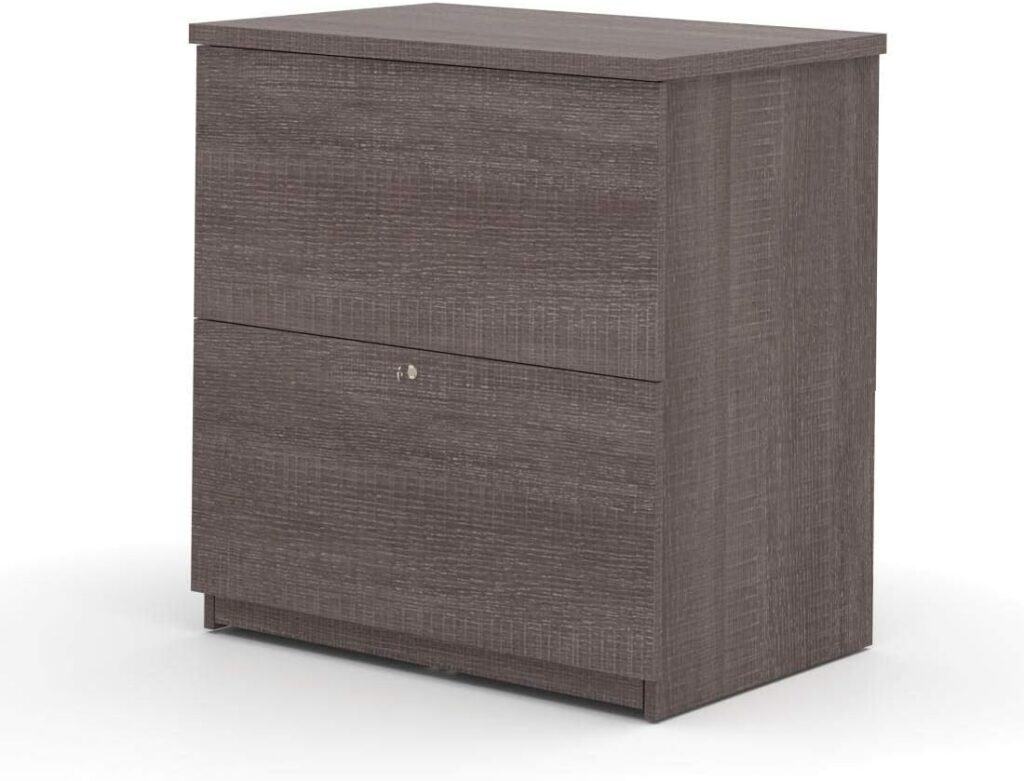 Bestar Universel 29W Lateral File Cabinet in Grey