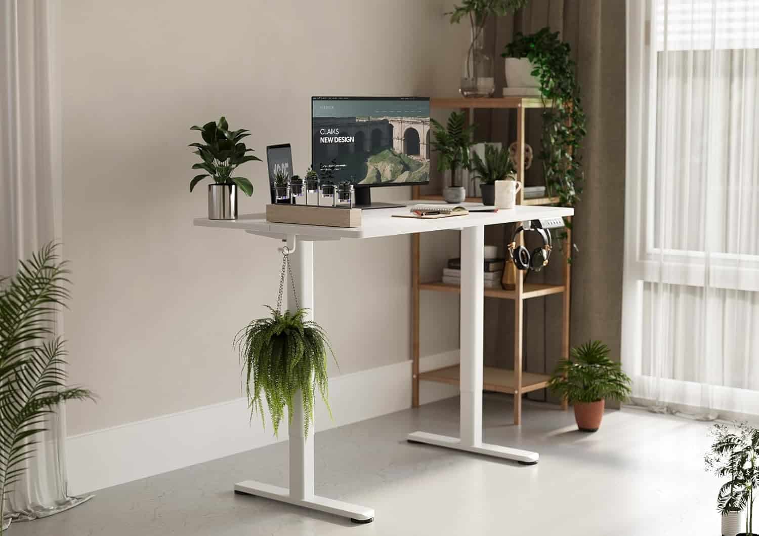 Claiks 48x24-Inch Electric Standing Desk