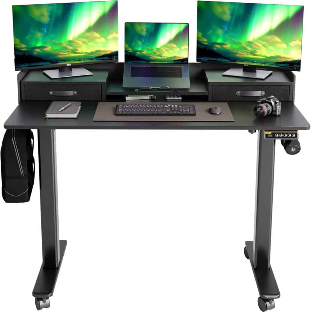 Claiks Standing Desk with Drawers