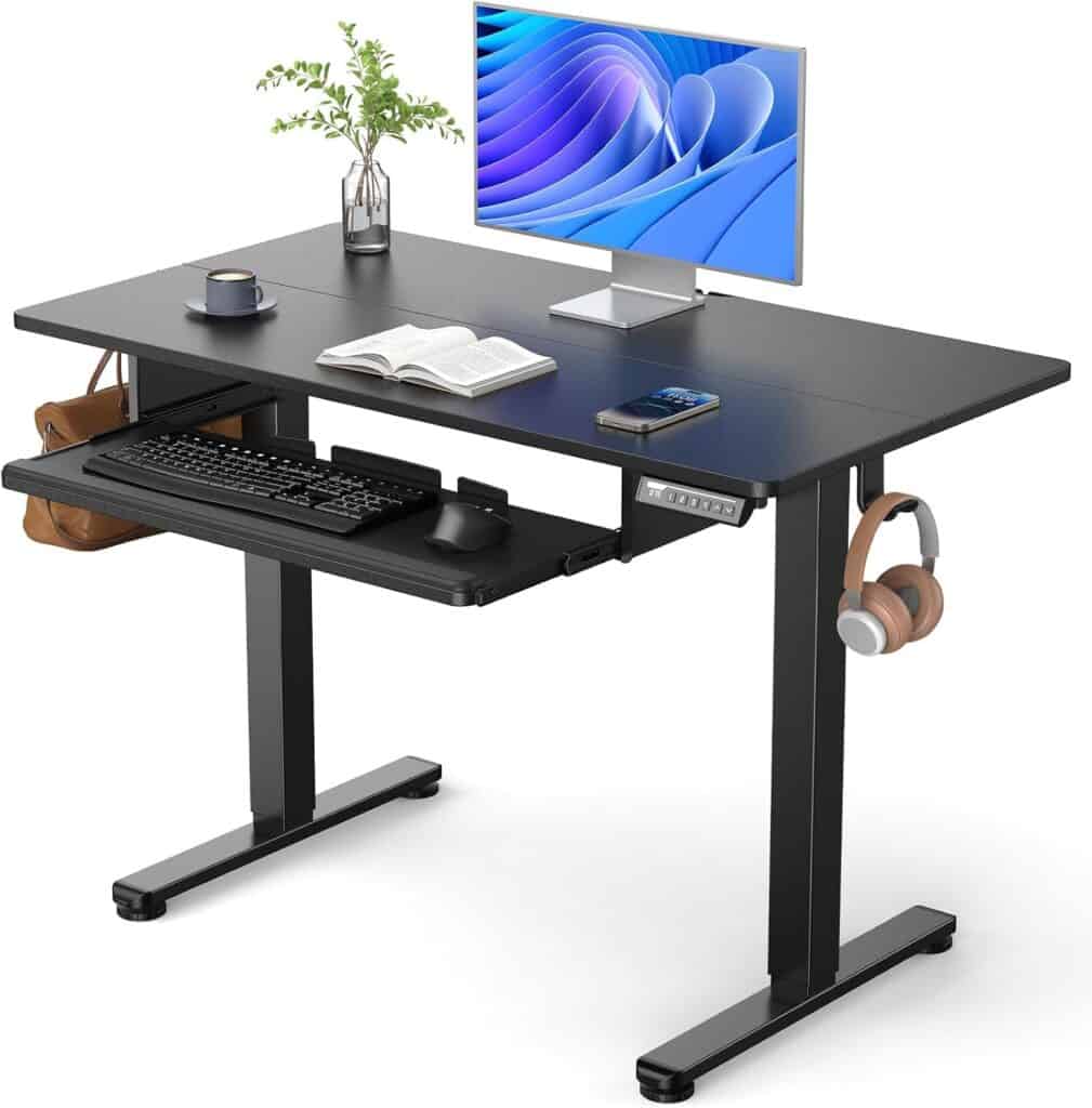 ErGear Electric Standing Desk – Black
