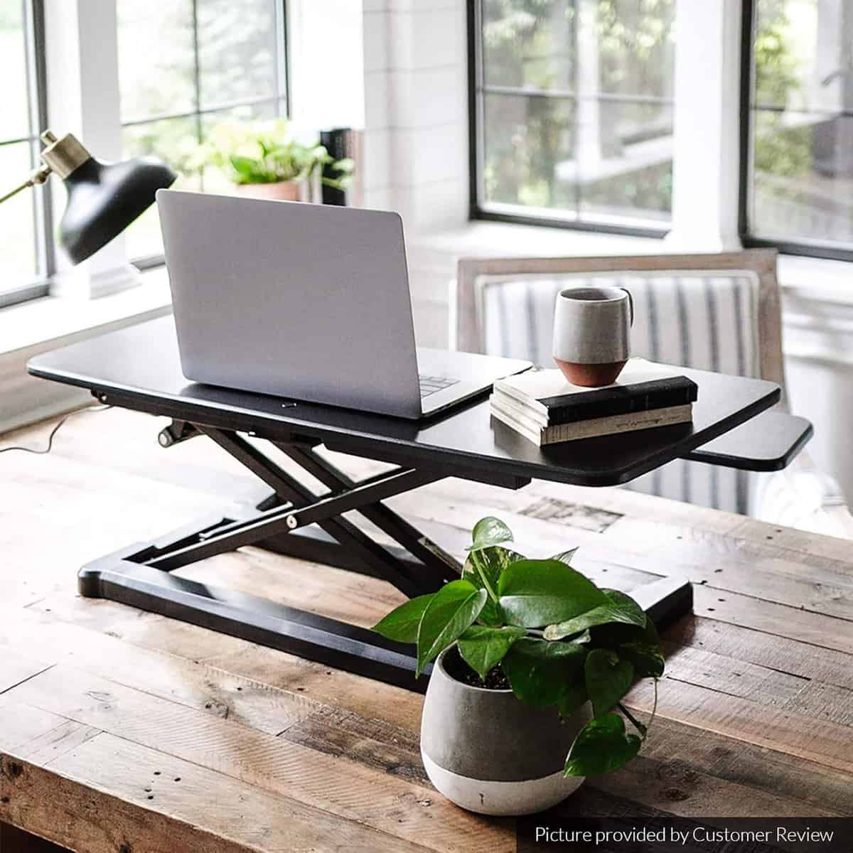 FLEXISPOT 36-Inch Electric Standing Desk Converter