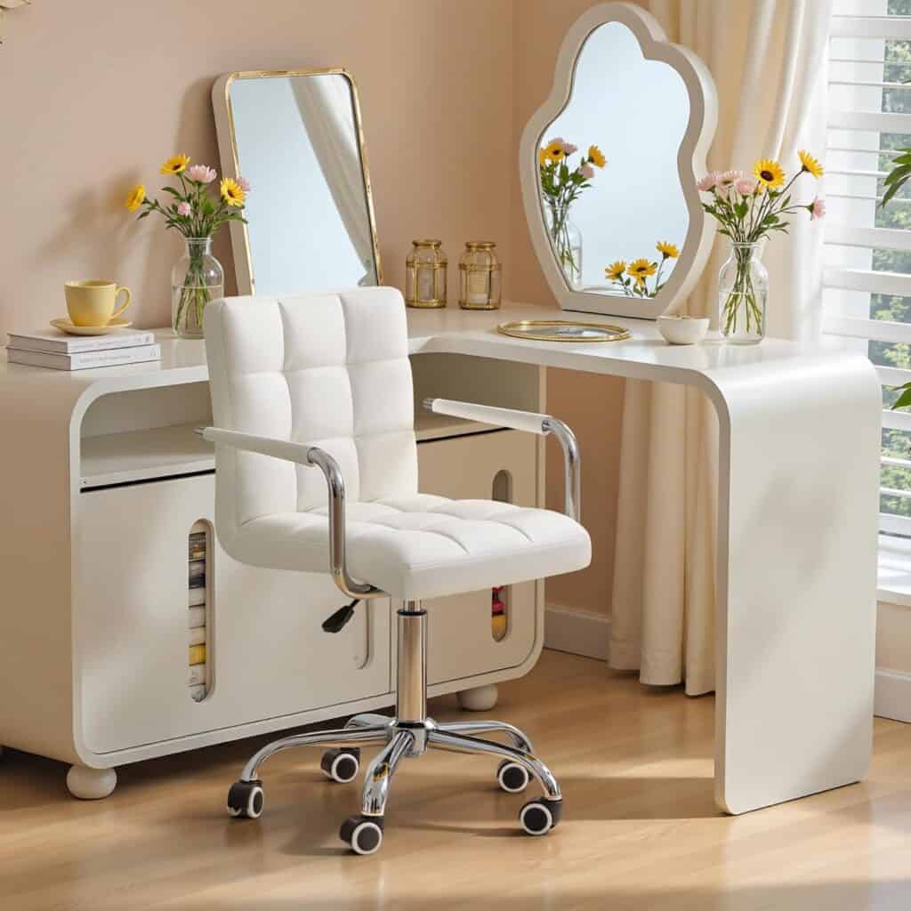 Furmax Mid-Back Office Chair with Adjustable Height