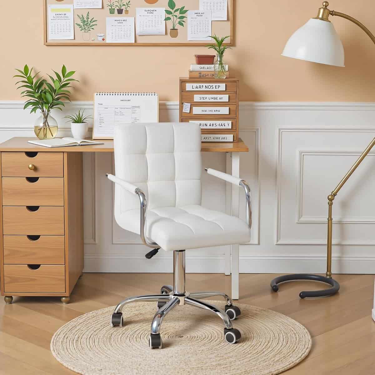 Furmax Mid-Back Office Chair with Adjustable Height