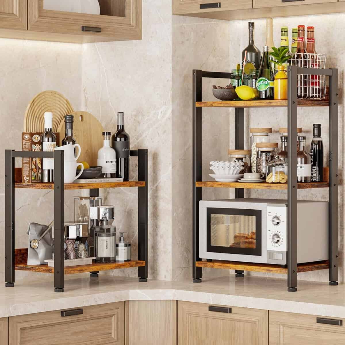 Furologee 3-Tier Bookshelf with Drawer 
