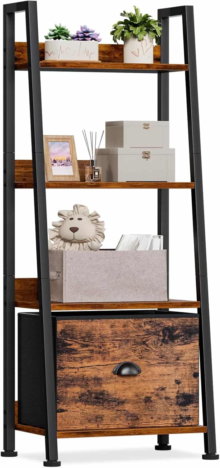 Furologee 4-Tier Ladder Shelf