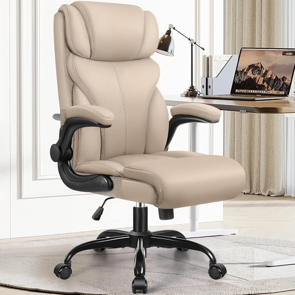 HeroSet 400LB Khaki Big and Tall Office Chair