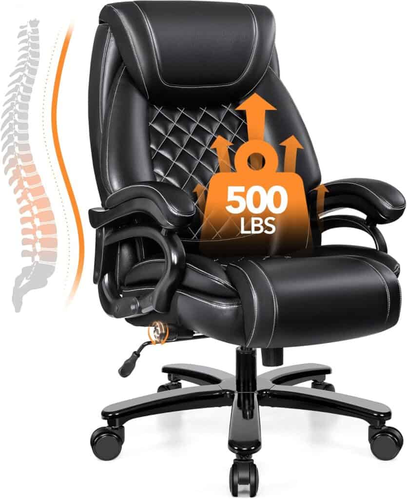 HeroSet Leather Executive Office Chair