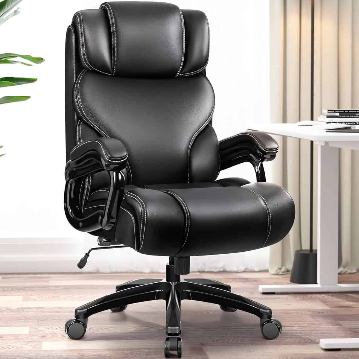HeroSet Big and Tall Office Chair Black