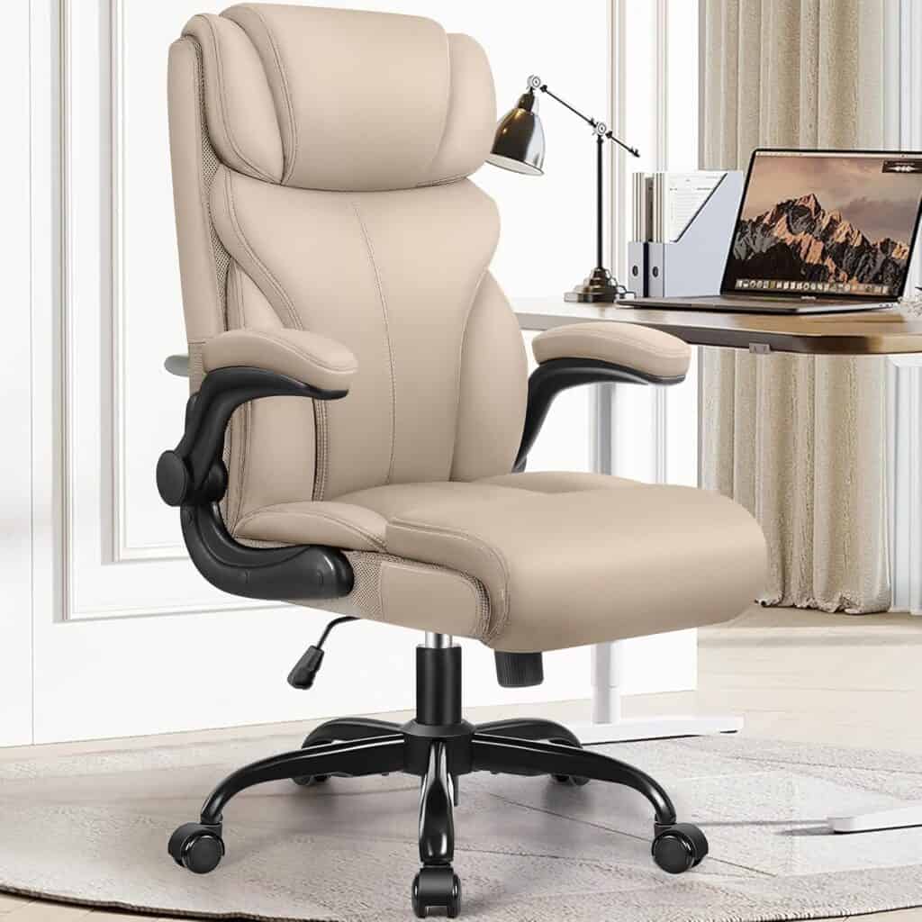 HeroSet Ergonomic Big & Tall Leather Office Chair