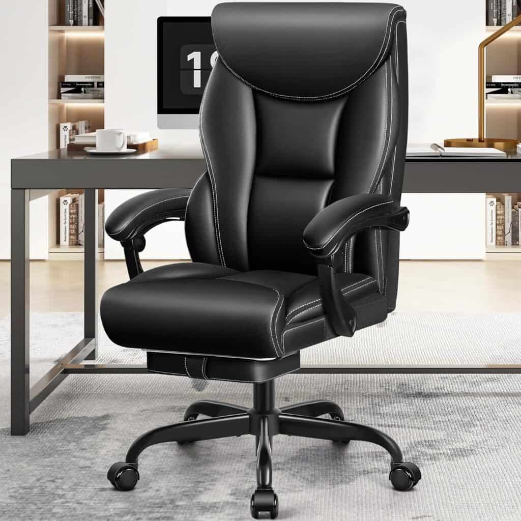HeroSet Executive Big & Tall Office Chair - Black