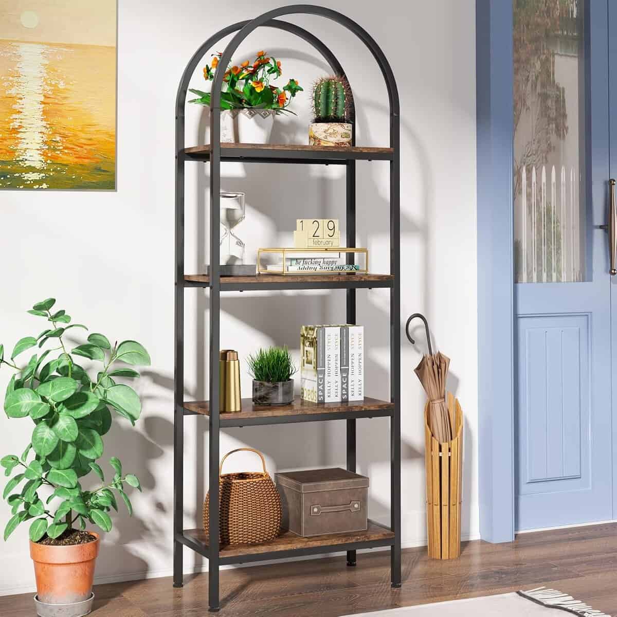 LITTLE TREE 4-Tier Arched Bookshelf