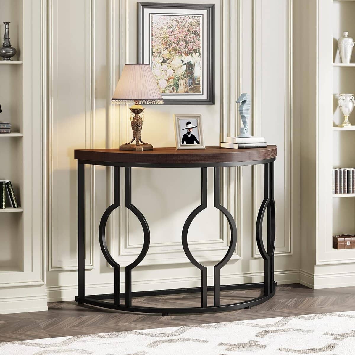 LITTLE TREE 43" Half Moon Console Table