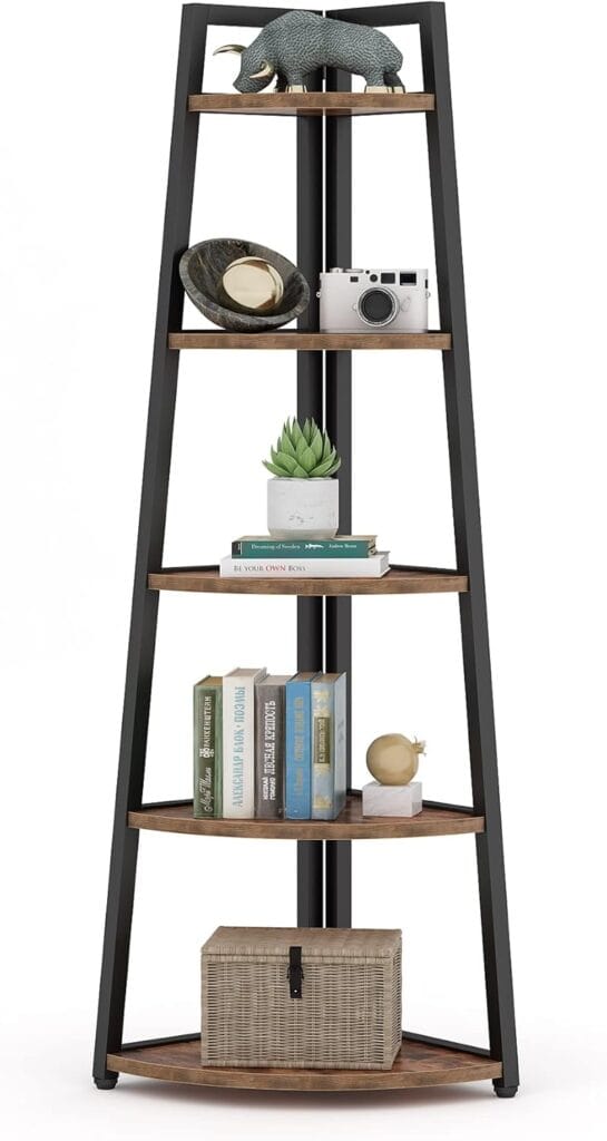 LITTLE TREE 5 Tier Tall Corner Shelf-Small