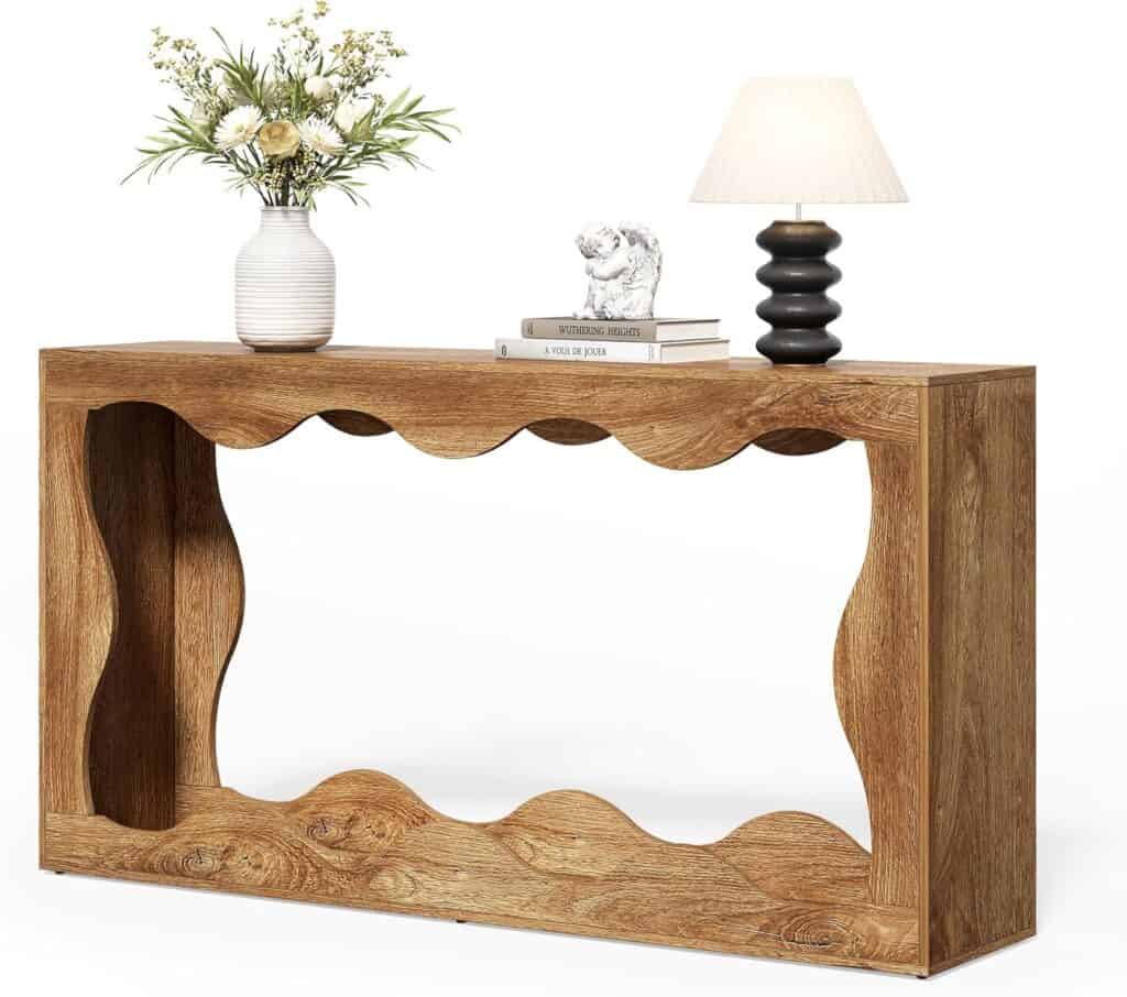 LITTLE TREE 63 Inch Farmhouse Console Table