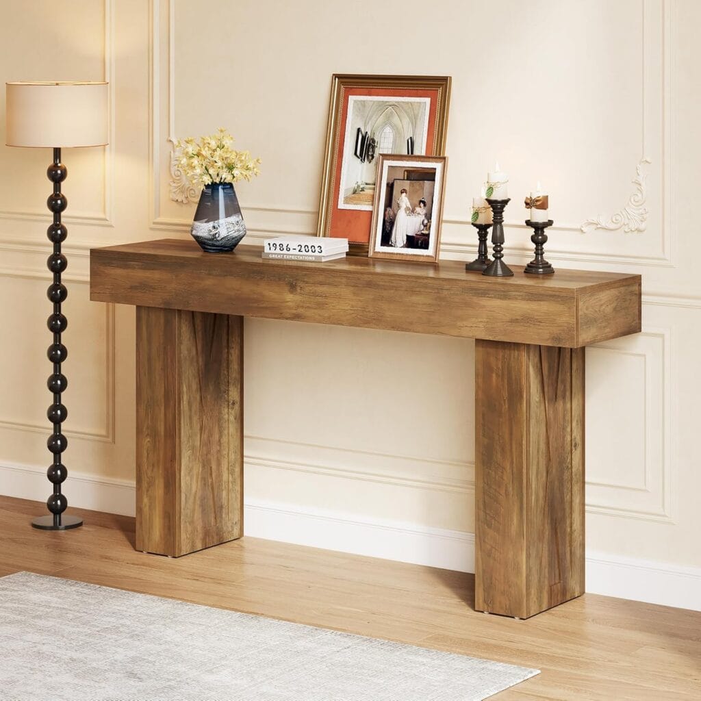 LITTLE TREE 63-Inch Narrow Console Table