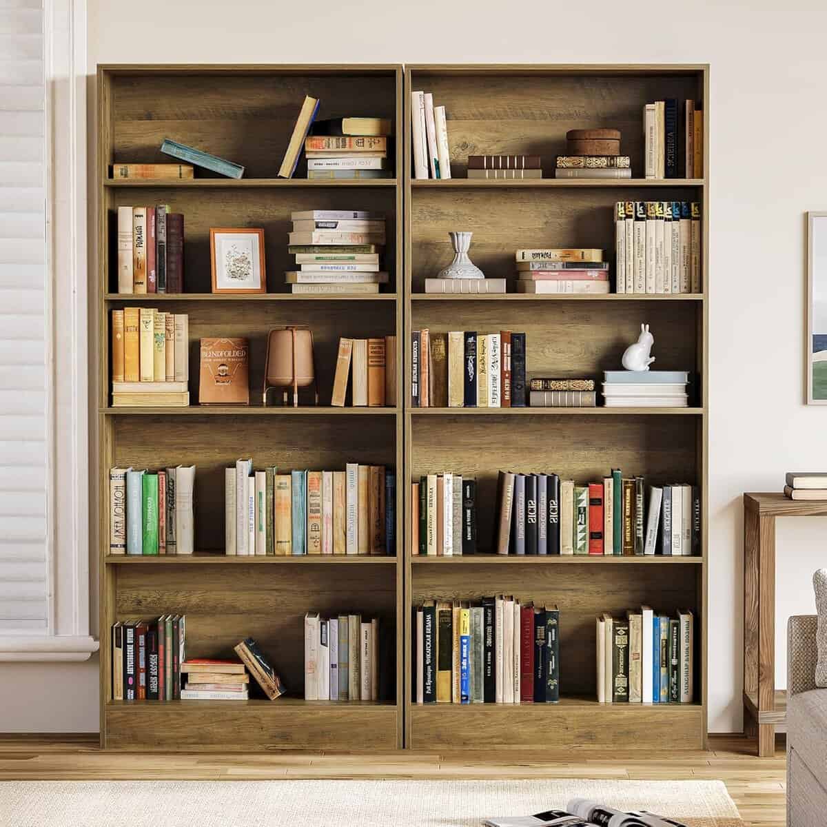 LITTLE TREE 70.87-Inch Tall Farmhouse Bookcase