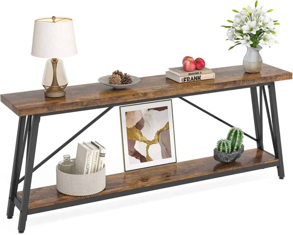 LITTLE TREE 70.9-Inch Entryway Console Table