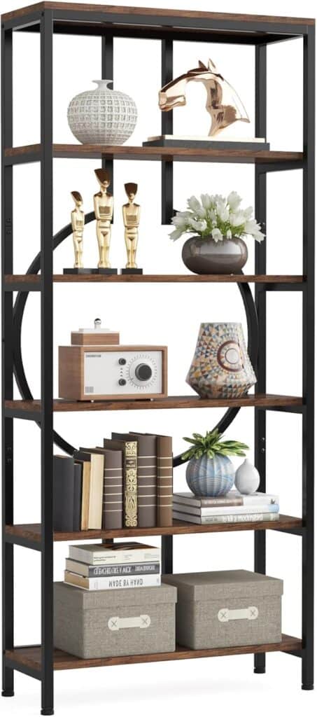 LITTLE TREE 70.9 Inch Industrial Bookshelf