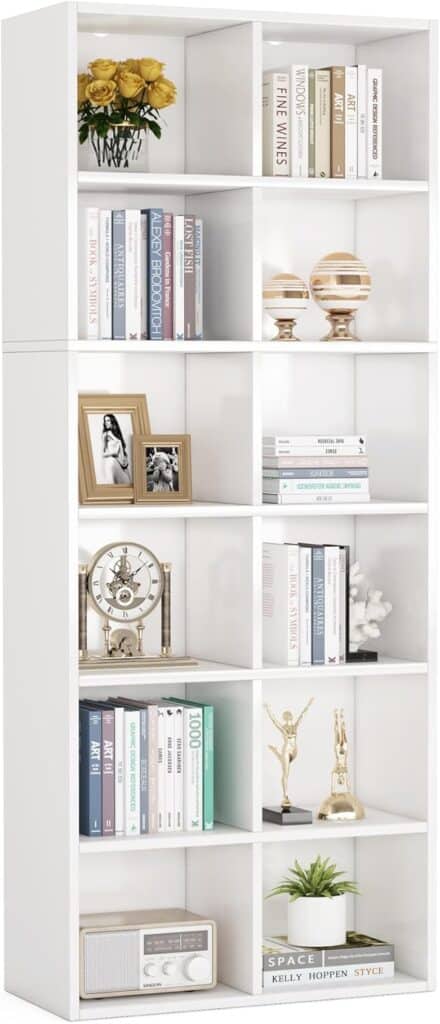LITTLE TREE 70.9-Inch Tall Corner Bookcase