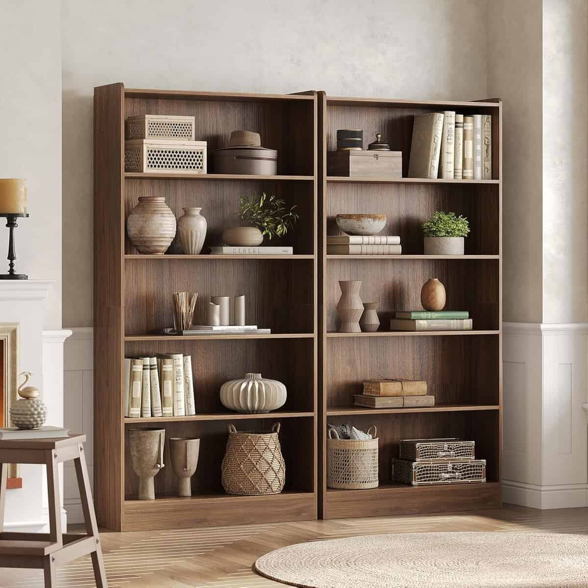LITTLE TREE 72-Inch Tall Display Bookcase