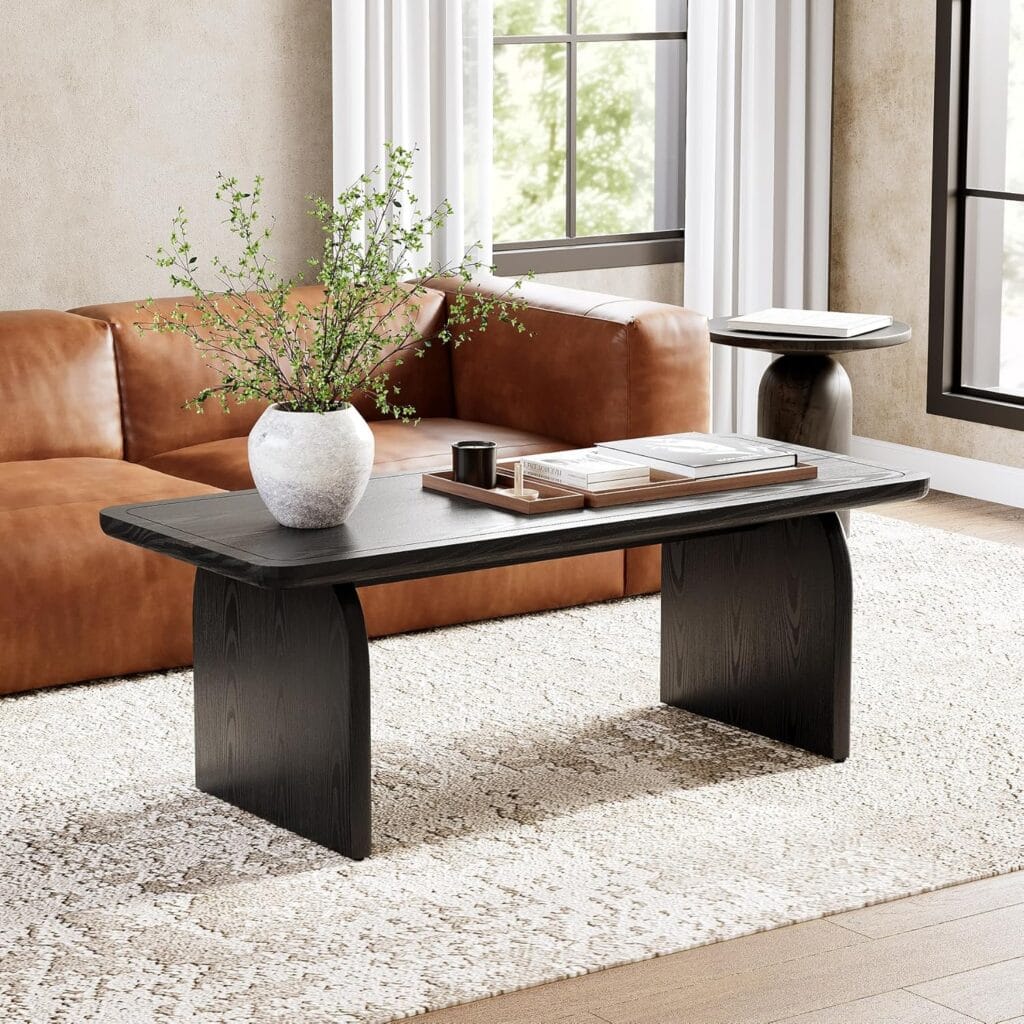 LITTLE TREE Farmhouse Coffee Table-Black